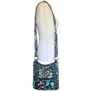 Vera Bradley Hipster Midnight Blues Floral Purse